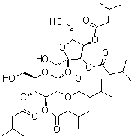 2,3,4,3,4-五-O-异戊酰蔗糖结构式_498552-73-1结构式