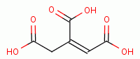 1-丙烯-1,2,3-三羧酸结构式_499-12-7结构式