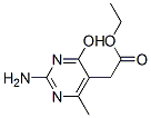 (2-Amino-4-hydroxy-6-methyl-pyrimidin-5-yl)-acetic acid ethyl ester Structure,499209-19-7Structure