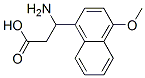 3-氨基-3-(4-甲氧基-1-萘)-丙酸结构式_499987-13-2结构式
