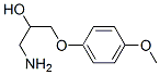 1-氨基-3-(4-甲氧基苯氧基)丙烷-2-醇结构式_5002-93-7结构式