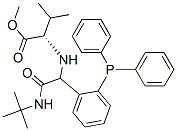 (9ci)-n-[2-[(1,1-二甲基乙基)氨基]-1-[2-(二苯基膦)苯基]-2-氧代乙基]-L-缬氨酸甲酯结构式_500316-80-3结构式
