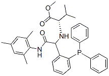 L-valine, n-[1-[2-(diphenylphosphino)phenyl]-2-oxo-2-[(2,4,6-trimethylphenyl)amino]ethyl]-, methyl ester (9ci) Structure,500316-83-6Structure