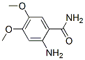 2-氨基-4,5-二甲氧基苯甲酰胺结构式_5004-88-6结构式