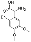 氨基(2-溴-4,5-二甲氧基苯基)乙酸结构式_500696-00-4结构式