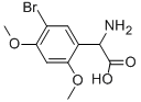 氨基(5-溴-2,4-二甲氧基苯基)乙酸结构式_500718-16-1结构式