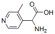 2-氨基-2-(3-甲基-4-吡啶)乙酸结构式_500755-89-5结构式