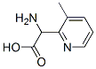 2-氨基-2-(3-甲基-2-吡啶)乙酸结构式_500755-94-2结构式