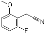 2-Methoxy-6-fluorobenzyl cyanide Structure,500912-18-5Structure