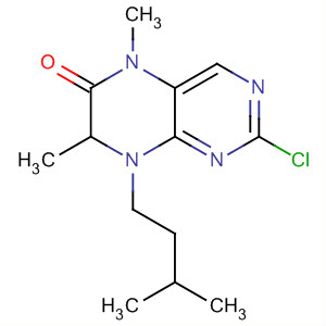 2-氯-8-异戊基-5,7-二甲基-7,8-二氢蝶啶-6(5H)-酮结构式_501439-05-0结构式