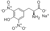 3,5-硝基-L-酪氨酸钠盐结构式_502481-30-3结构式