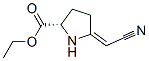 L-proline,5-(cyanomethylene)-,ethyl ester (9ci) Structure,502509-64-0Structure