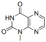 2,4(1H,3h)-pteridinedione,1-methyl- Structure,50256-18-3Structure