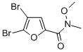 4,5-二溴-N-甲氧基-N-甲基-2-呋喃酰胺结构式_502639-02-3结构式