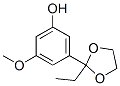 Phenol ,3-(2-ethyl-1,3-dioxolan-2-yl)-5-methoxy-(9ci) Structure,502924-50-7Structure