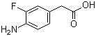 4-氨基-3-氟苯乙酸结构式_503315-77-3结构式