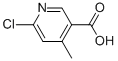6-氯-4-甲基-3-吡啶羧酸结构式_503555-50-8结构式