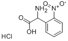 氨基-(2-硝基-苯基)-乙酸盐酸盐结构式_50357-25-0结构式