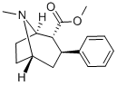 (1R,2r,3s,5s)-8-甲基-3-苯基-8-氮杂双环[3.2.1]辛烷-2-羧酸甲酯结构式_50370-54-2结构式