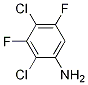 3,5-二氟-2,4-二氯苯胺结构式_50408-95-2结构式