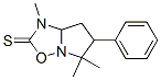 5,6,7,7A-四氢-1,5,5-三甲基-6-苯基吡咯并[1,2-b][1,2,4]噁二唑-2(1h)-硫酮结构式_50455-88-4结构式