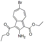 2-氨基-6-溴甘菊环烃-1,3-二羧酸二乙酯结构式_50469-71-1结构式