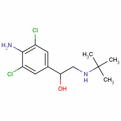 (s-克仑特罗结构式_50499-60-0结构式