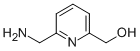 (6-(氨基甲基)吡啶-2-基)甲醇结构式_50501-31-0结构式