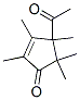4-乙酰基-2,3,4,5,5-五甲基-2-环戊烯-1-酮结构式_50506-59-7结构式