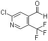 2-Chloro-5-(trifluoromethyl)-4-pyridinecarboxaldehyde Structure,505084-57-1Structure