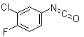 3-Chloro-4-fluorophenyl isocyanate Structure,50529-33-4Structure