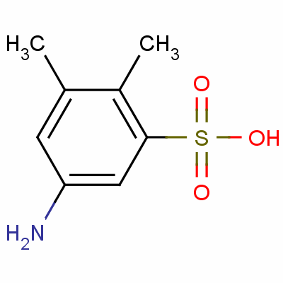 5-氨基邻二甲苯-3-磺酸结构式_50619-00-6结构式