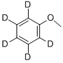 苯甲醚-D5氘代结构式_50629-14-6结构式