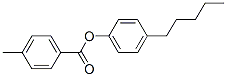 4-甲基苯甲酸对戊基苯酚酯结构式_50649-59-7结构式