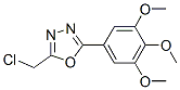2-氯甲基-5-(3,4,5-三甲氧基苯基)-[1,3,4]噁二唑结构式_50677-29-7结构式