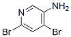 3-Amino-4,6-dibromopyridine Structure,50786-37-3Structure