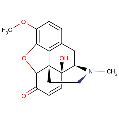 羟考酮相关物质A结构式_508-54-3结构式
