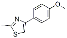 4-(4-Methoxy-phenyl)-2-methyl-thiazole Structure,50834-78-1Structure