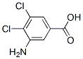 3-氨基-4,5-二氯苯甲酸结构式_50917-30-1结构式