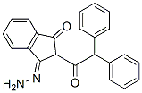 2-二苯乙酰基-1,3-茚二酮-1-肼酮结构式_5102-79-4结构式
