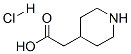 4-呱啶乙酸结构式_51052-78-9结构式