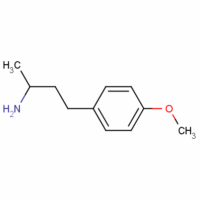 1-(对甲氧基苯基)-3-丁胺结构式_51062-15-8结构式