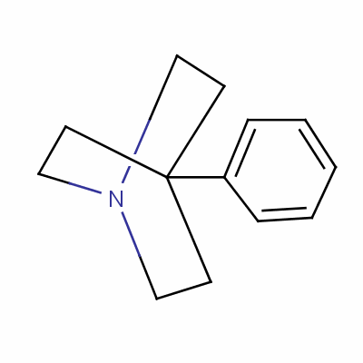 4-苯基奎宁环结构式_51069-11-5结构式