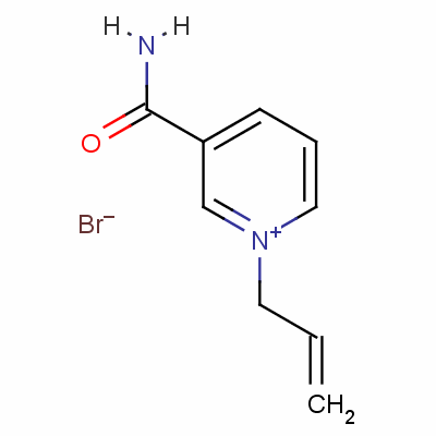1-烯丙基-3-氨基甲酰吡啶鎓溴化物结构式_51095-53-5结构式