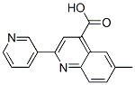 6-Methyl-2-(pyridin-3-yl)quinoline-4-carboxylic acid Structure,5110-02-1Structure