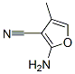 2-氨基-4-甲基-3-呋喃甲酰腈结构式_5117-87-3结构式