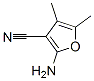 2-氨基-4,5-二甲基-3-呋喃甲腈结构式_5117-88-4结构式