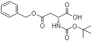 叔丁氧羰基-D-天冬氨酸 4-苄酯结构式_51186-58-4结构式