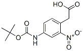 4-[[(1,1-二甲基乙氧基)羰基]氨基]-2-硝基苯乙酸结构式_512180-63-1结构式