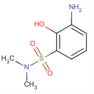 3-氨基-2-羟基-N,N-二甲基苯磺酰胺结构式_512190-97-5结构式